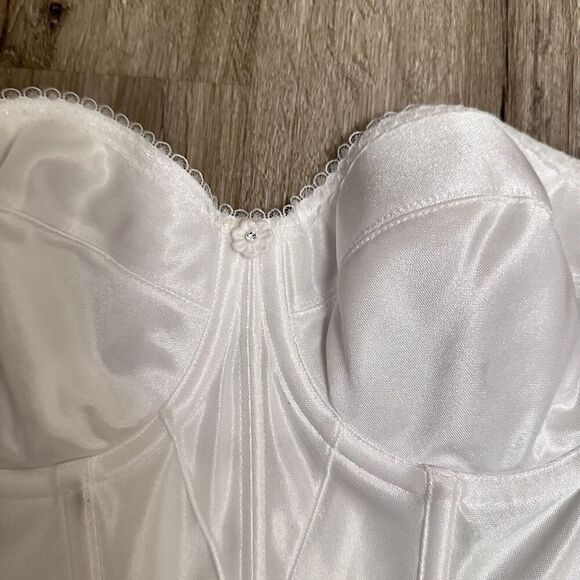 NWT Dominique Intimate Apparel Corset Bridal Bustier White Underwire Size 34C - Picture 4 of 7